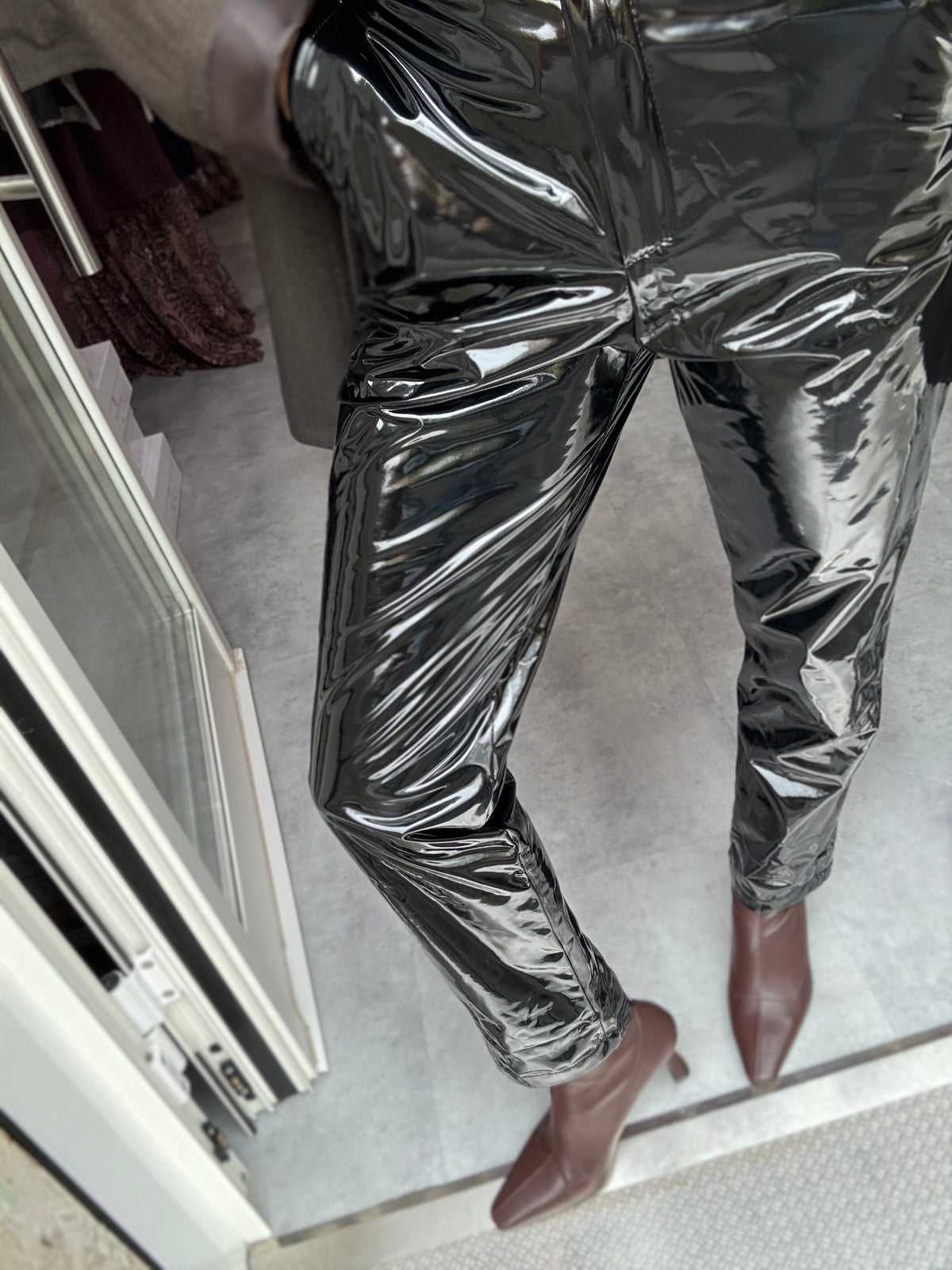 Pantalone Vinile Nero