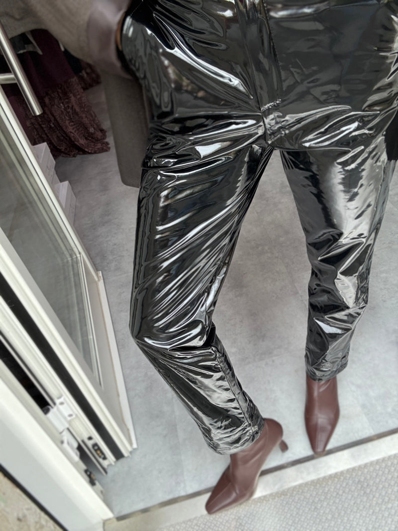 Pantalone Vinile Nero