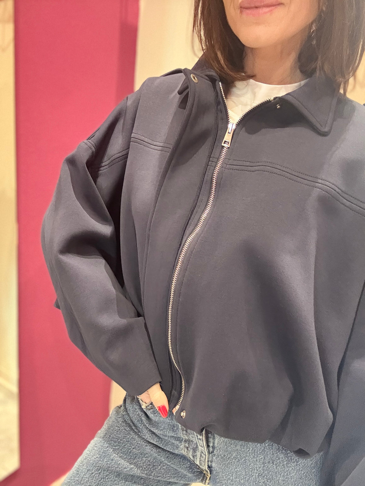 Bomber Navy Punto Milano Tensione In