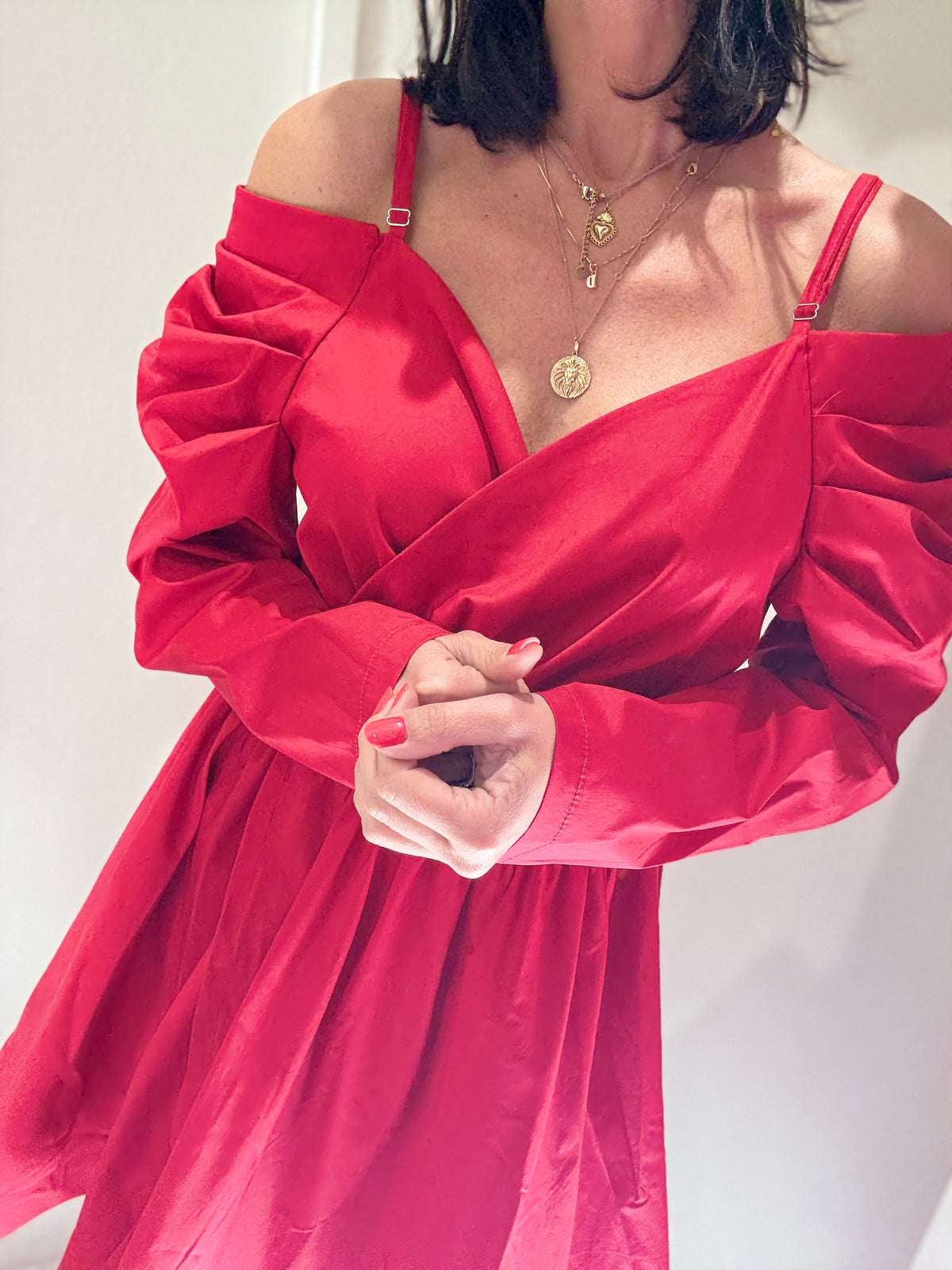 Abitino Rosso Manica e Spallina HAVEONE