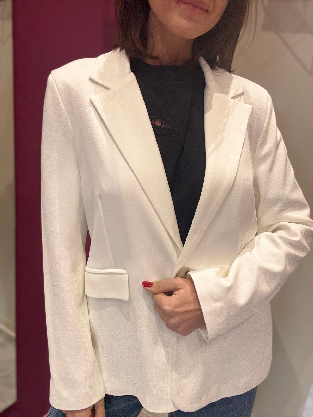 Blazer Bianco Tensione In