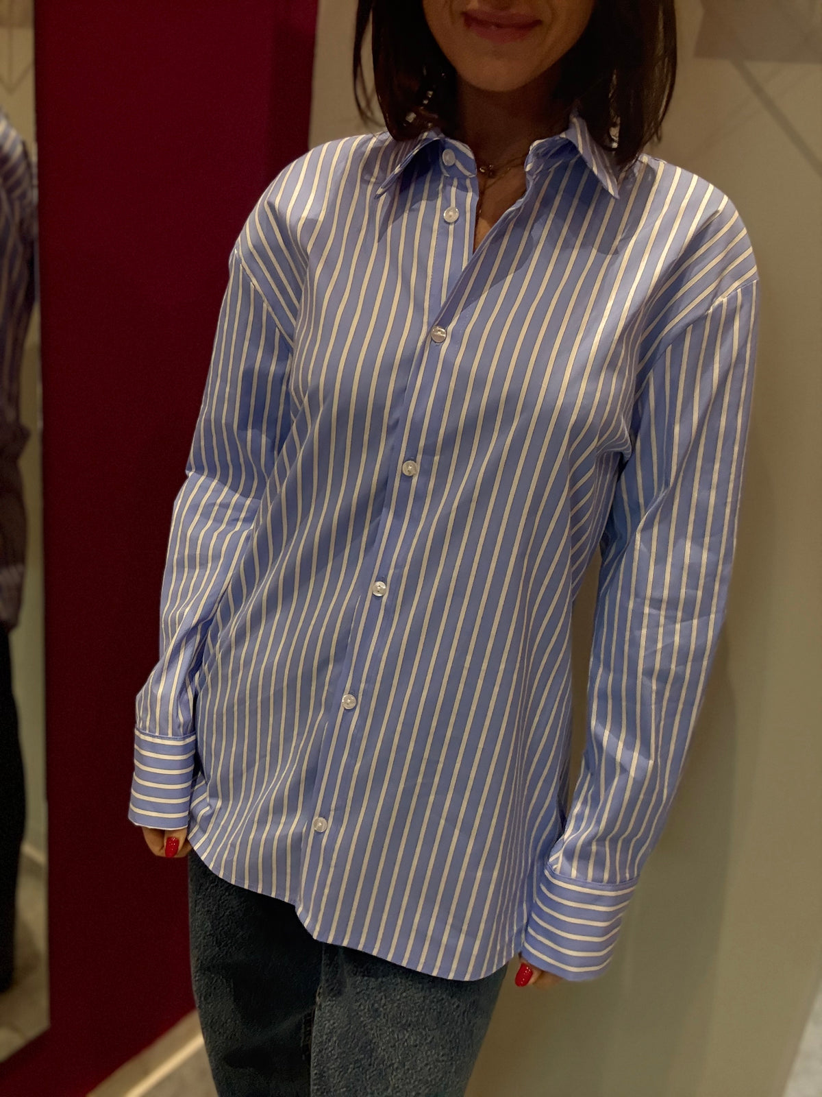 Camicia Righe Bianca & Azzurra TENSIONE IN
