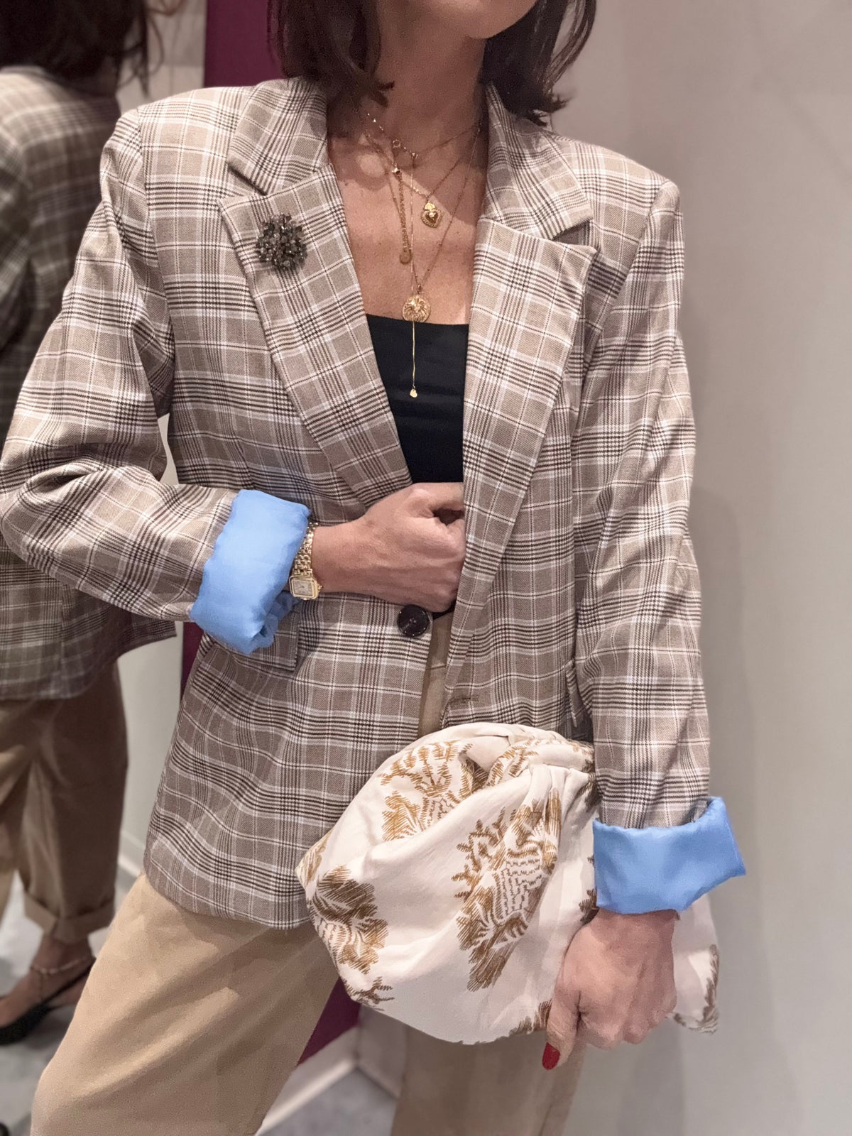 Baggy Pantalone Sabbia Tensione In