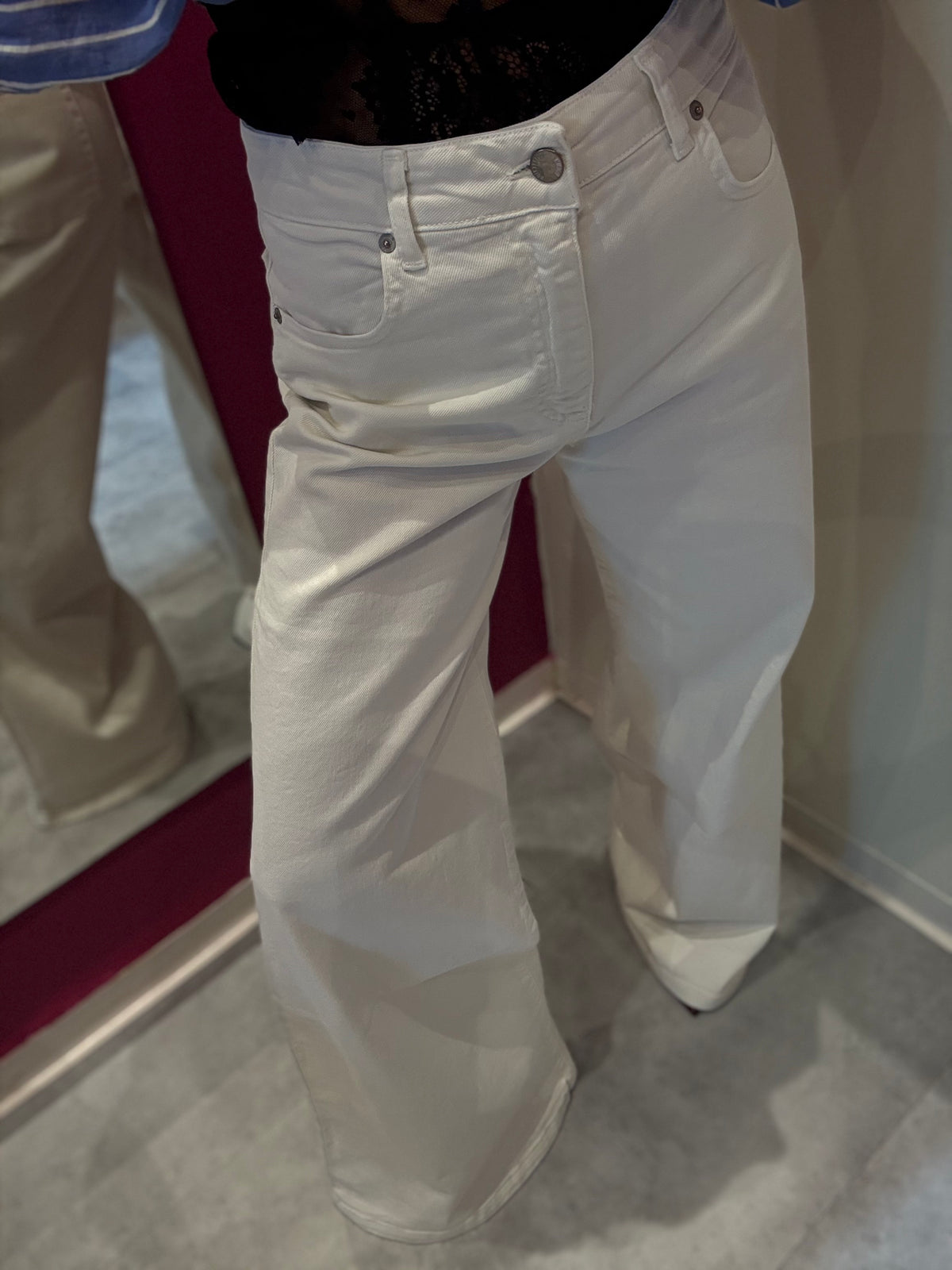 JEANS COSTY Bianco Pinker Couture