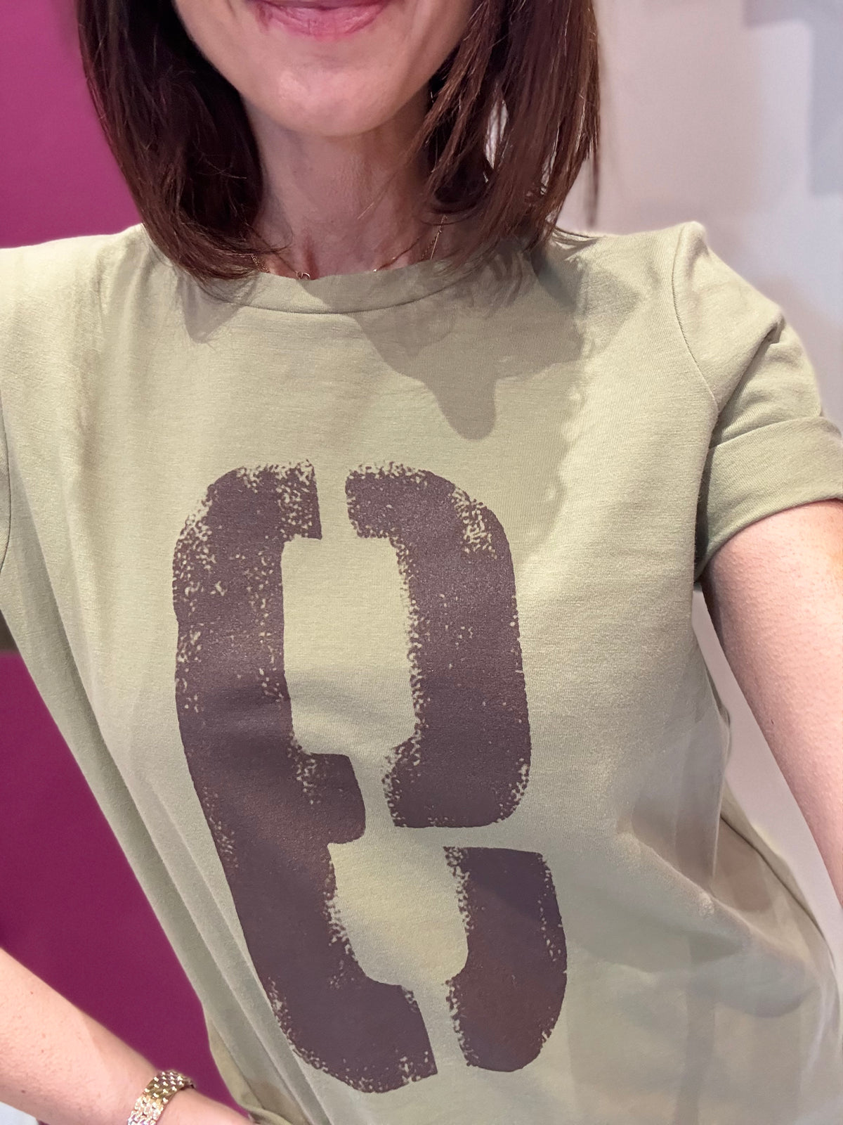 T-shirt Verde Cotone Philia Loft