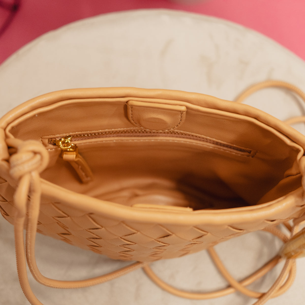 Borsa Tracolla  Sardine Nocciola